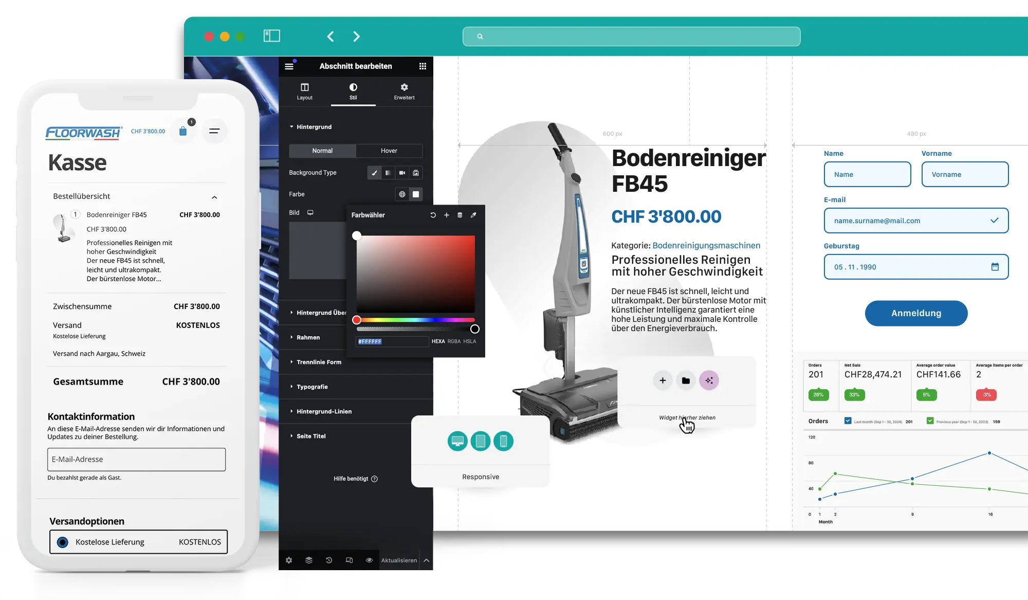 Byte Profis Funktionale, schnelle und ansprechende E-Commerce-Lösung